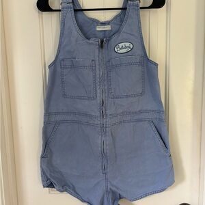 Spell belle bird blue boiler suit/romper